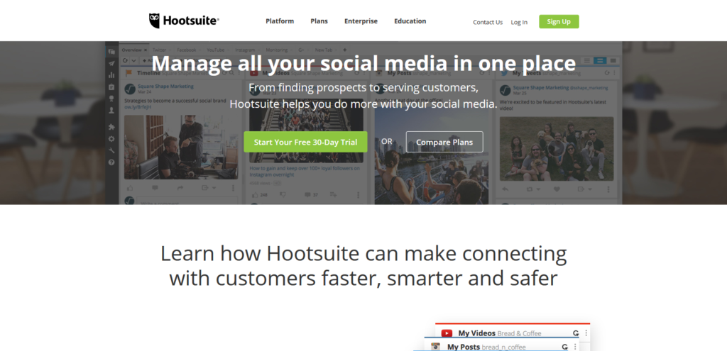 hootsuite social media tool